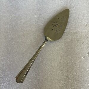 Ekco Stainless USA Pie Cake Cut Serve 10" With Design